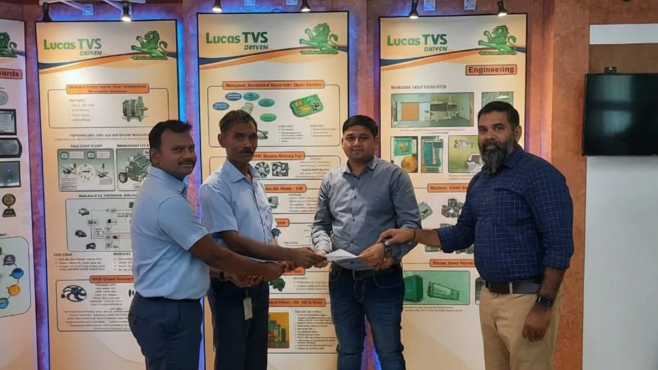 Tie up with LUCAS TVS & Developed Power Train For EV